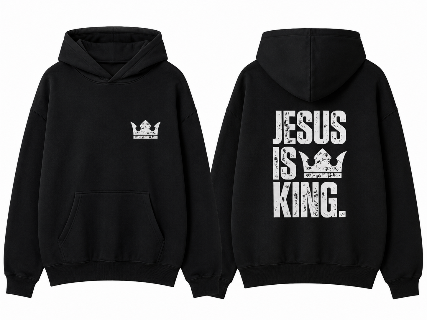 Moletom Canguru Premium Jesus Is King
