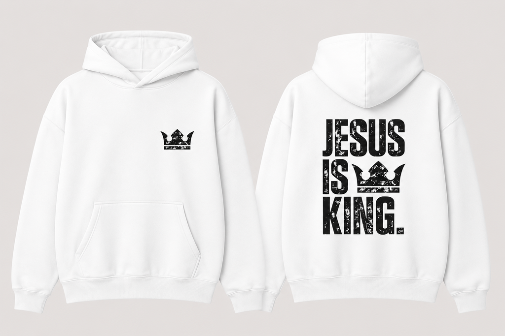 Moletom Canguru Premium Jesus Is King