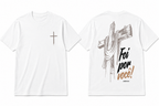 Camiseta Premium 30.1 Cristã João 3:16 "Foi Por Você"