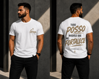 Camiseta Premium 30.1 Cristã Filipenses 4:13 – Tudo Posso Naquele Que Me Fortalece