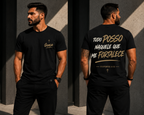 Camiseta Premium 30.1 Cristã Filipenses 4:13 – Tudo Posso Naquele Que Me Fortalece