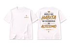 Camiseta Premium 30.1 Cristã Salmo 91 – Aquele Que Habita no Esconderijo do Altíssimo