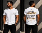 Camiseta Premium 30.1 Cristã Salmo 91 – Aquele Que Habita no Esconderijo do Altíssimo