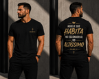 Camiseta Premium 30.1 Cristã Salmo 91 – Aquele Que Habita no Esconderijo do Altíssimo