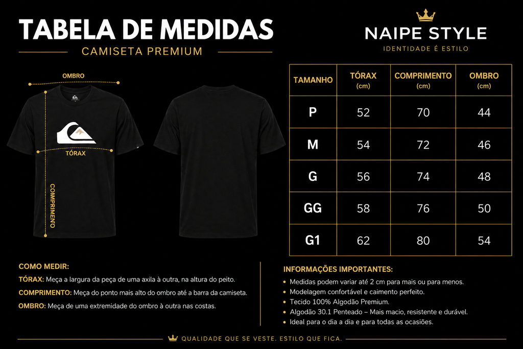 Camiseta Premium 30.1 Quiksilver