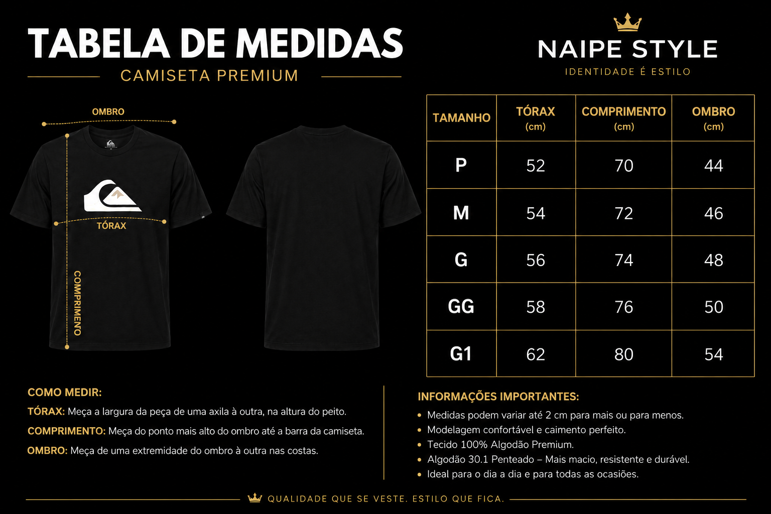 Camiseta Premium 30.1 Quiksilver