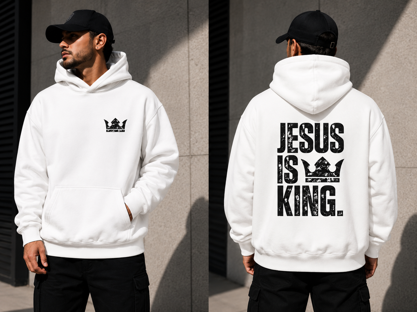 Moletom Canguru Premium Jesus Is King