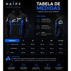 Jaqueta Alpinestars Preto e Azul com Capuz Forrada Peluciada
